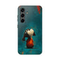 Whimsical Dog Tough Phone Case - Perfect for Pet Lovers!