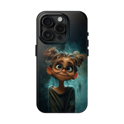 Cute Character Tough Phone Case - Perfect Gift for Kids and Teens