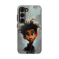 Artistic Tough Phone Case - Unique Design with Character - Great Gift Idea