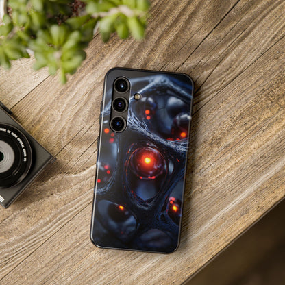Futuristic Tough Phone Case | Durable Protection, Unique Sci-Fi Design, Tech Gift, Holiday Present, Stylish Phone Accessory