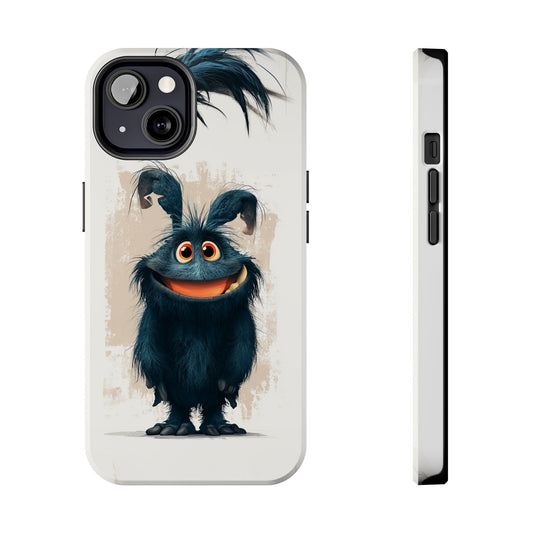 Whimsical Monster Tough Phone Case - Durable Protection for Fun-Loving Individuals