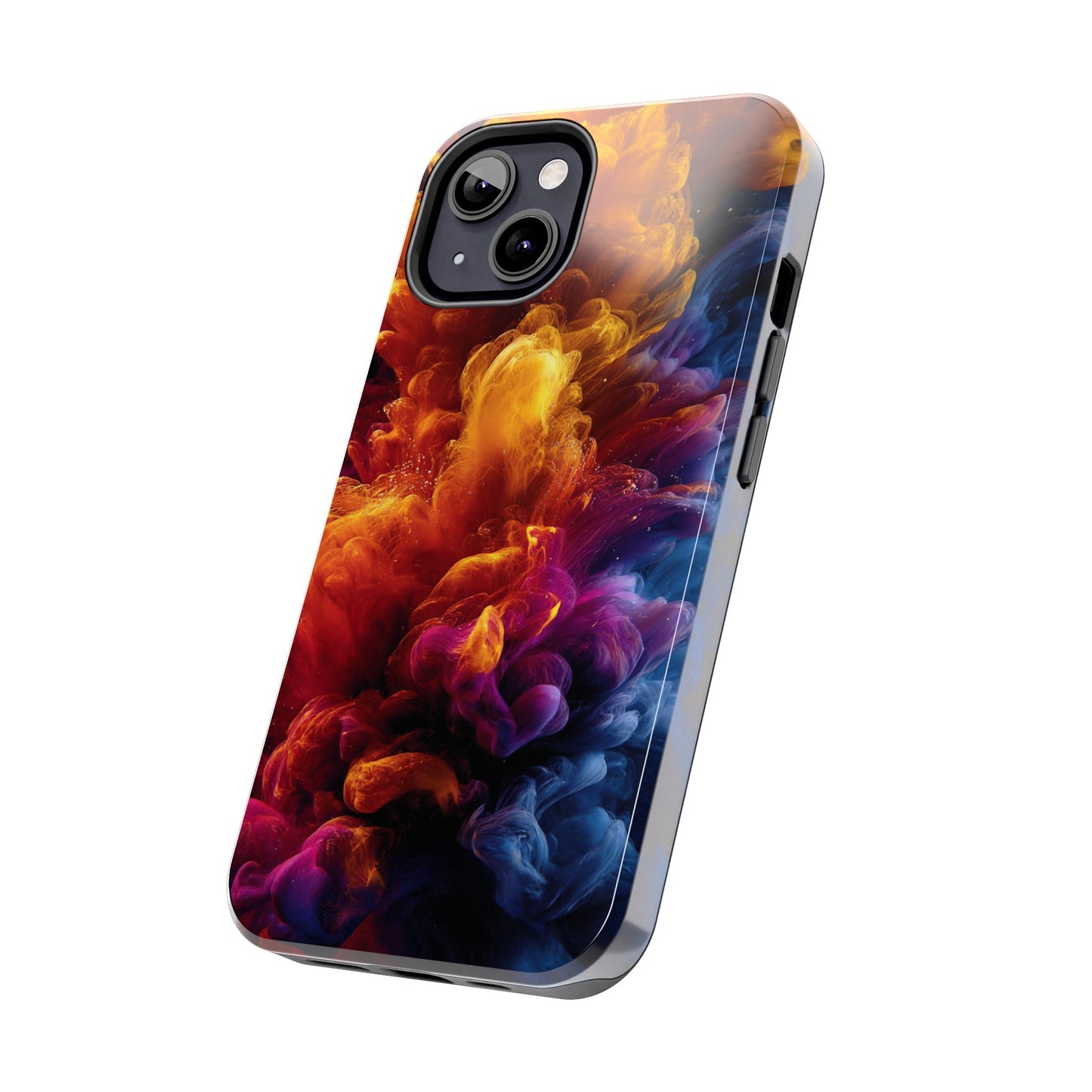 Vibrant Abstract Tough Phone Case | Bold Colorful Art Cover, Custom Stylish Accessory for Tech Lovers by Skipper