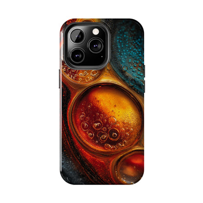Vibrant Abstract Tough Phone Case – Bubble Design for Ultimate Protection