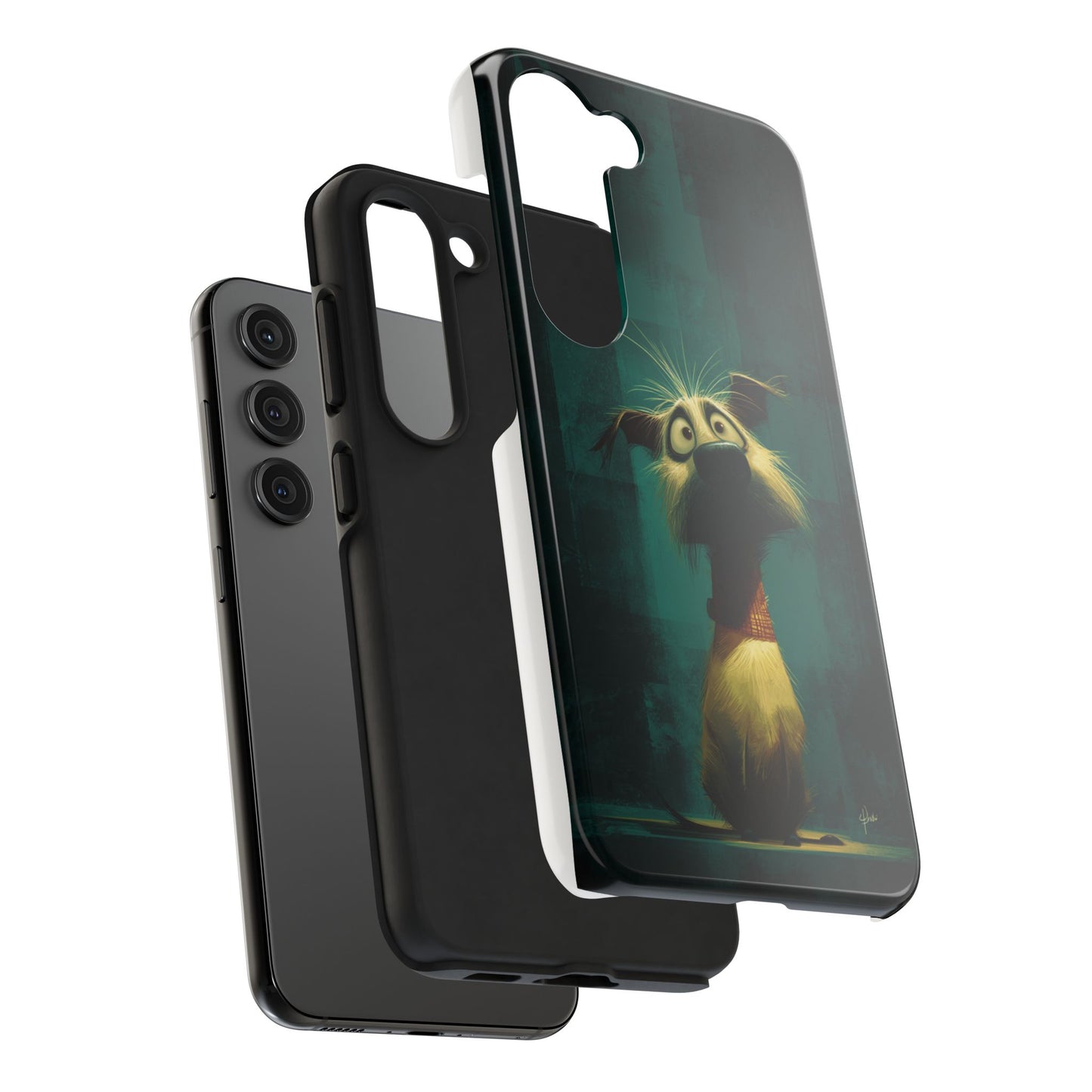 Cute Pet-Inspired Tough Phone Case - Ideal for Animal Lovers