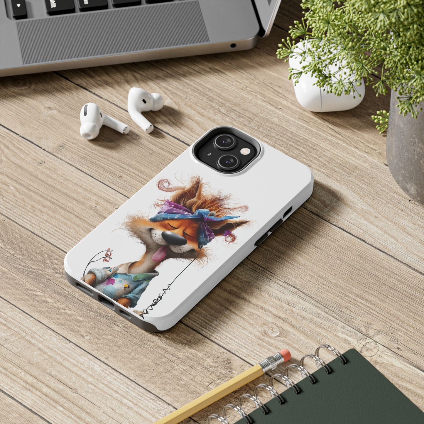 Cute Fox Art Phone Case – Tough, Quirky Wildlife Design for Animal Lovers