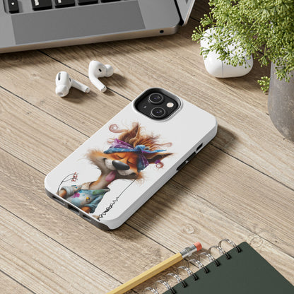 Cute Fox Art Phone Case – Tough, Quirky Wildlife Design for Animal Lovers