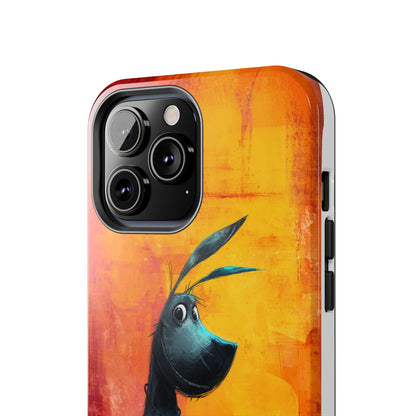 Colorful Dog & Cat Tough Phone Case – Fun Pet Lover Accessory