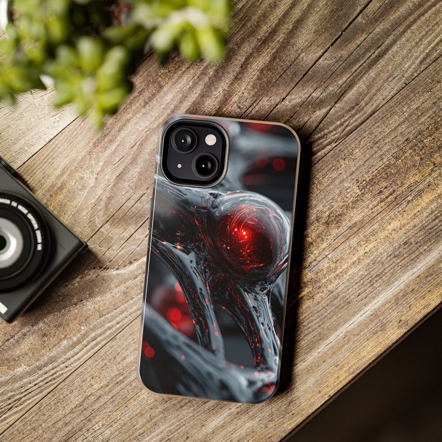 Tough Phone Case with Abstract Design, Durable Phone Cover, Trendy Mobile Accessory, Gift for Tech Lovers, Stylish Phone Protector