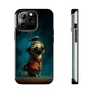 Cute Pug Adventure Tough Phone Case - Durable Protection for Pet Lovers
