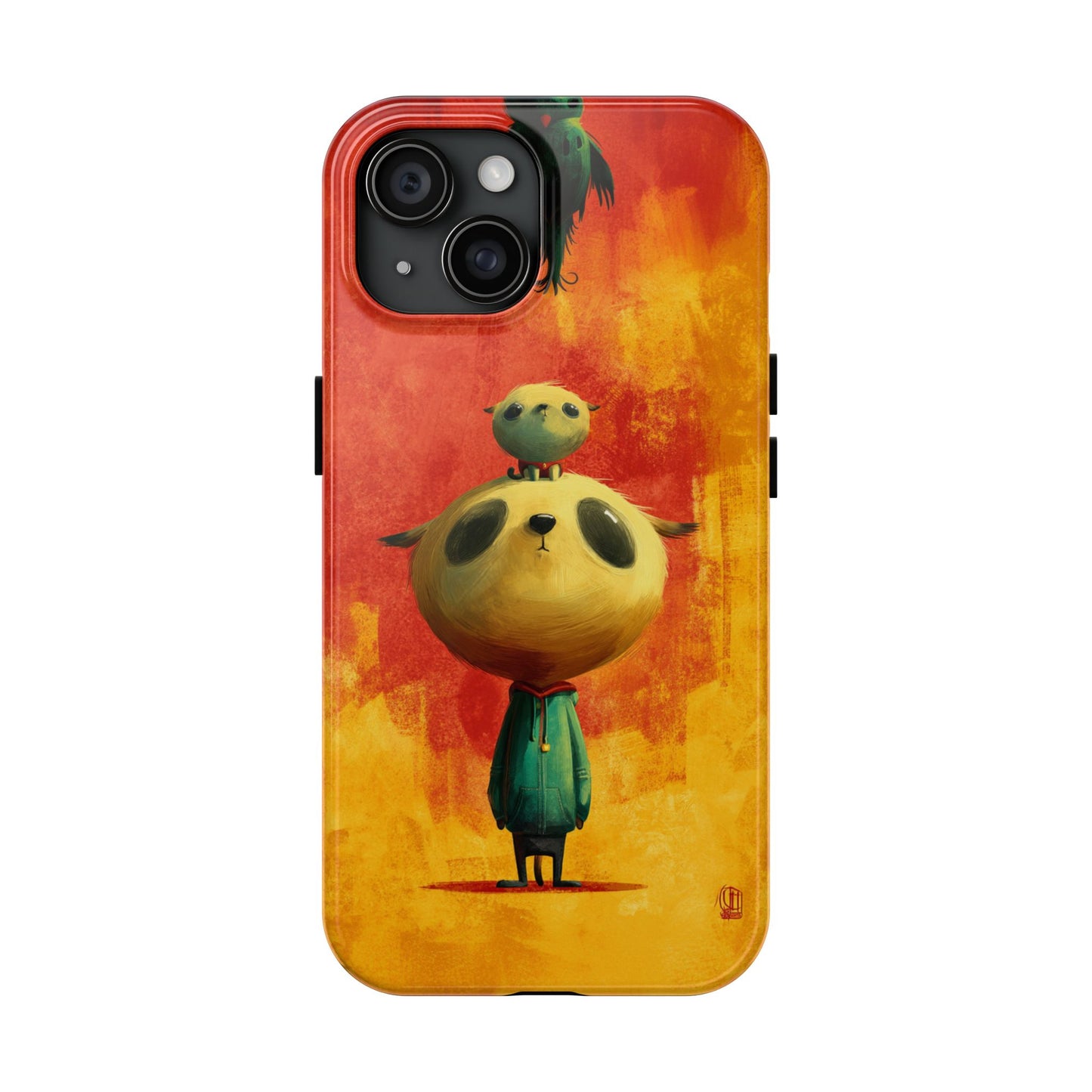 Whimsical Tough Phone Cases - Cute Animal Design for Trendy Protection