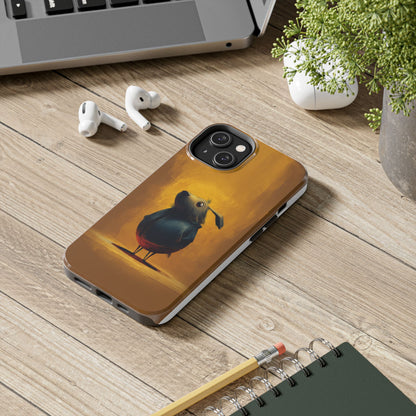 Whimsical Dog Art Tough Phone Case - Durable & Stylish