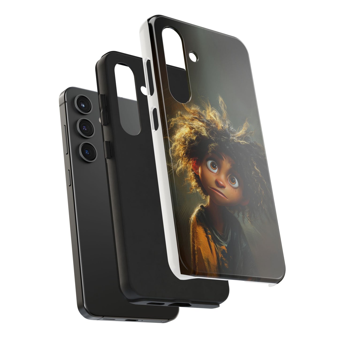 Whimsical Character Tough Phone Case for Kids