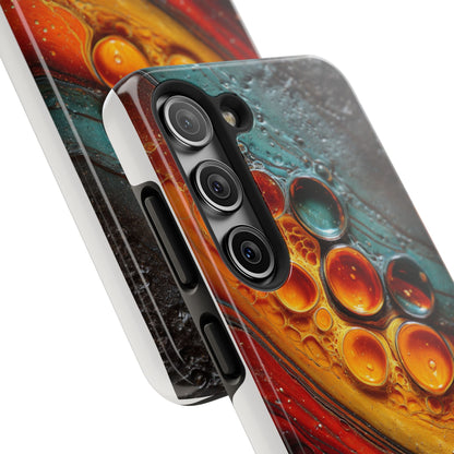 Artistic Tough Phone Case - Unique Abstract Design for Durable Protection