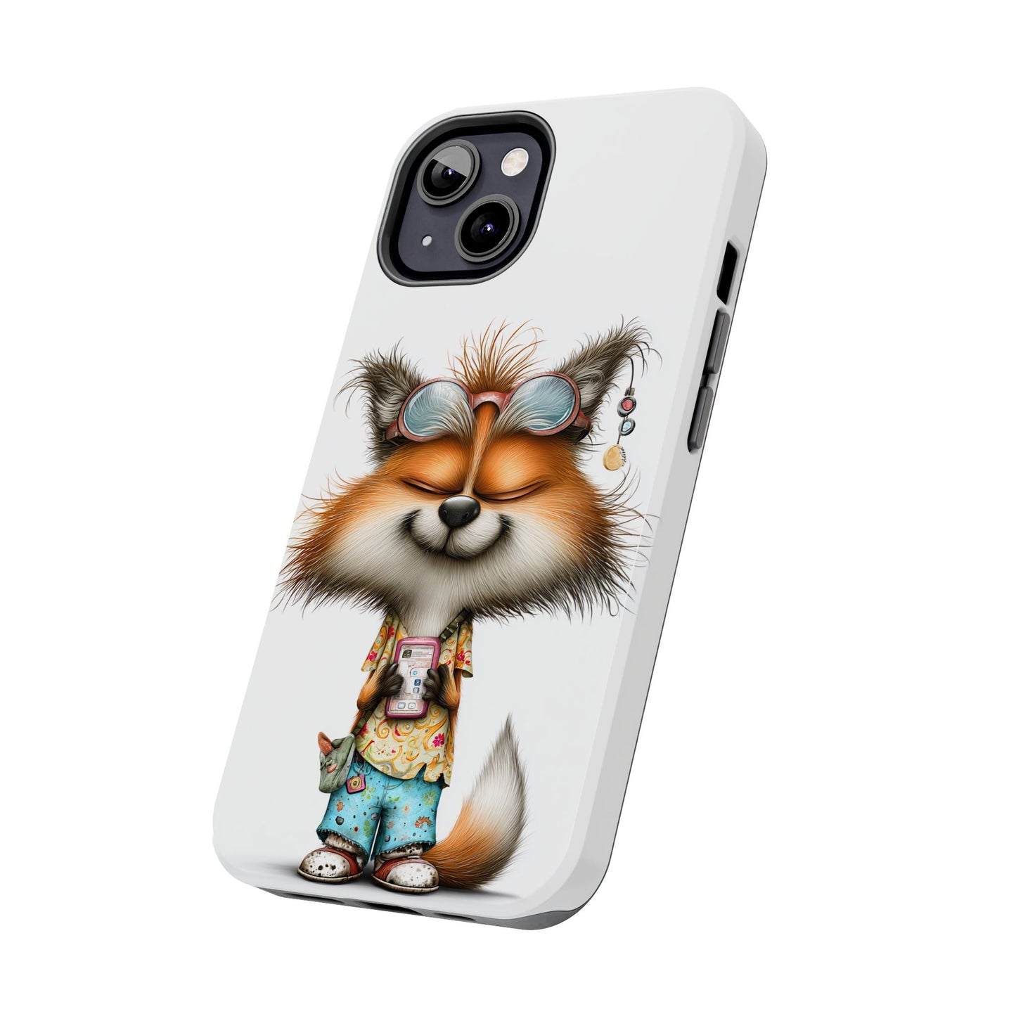 Cute Fox Phone Case – Whimsical Animal Art, Tough Protection, Perfect Gift for Animal Lovers