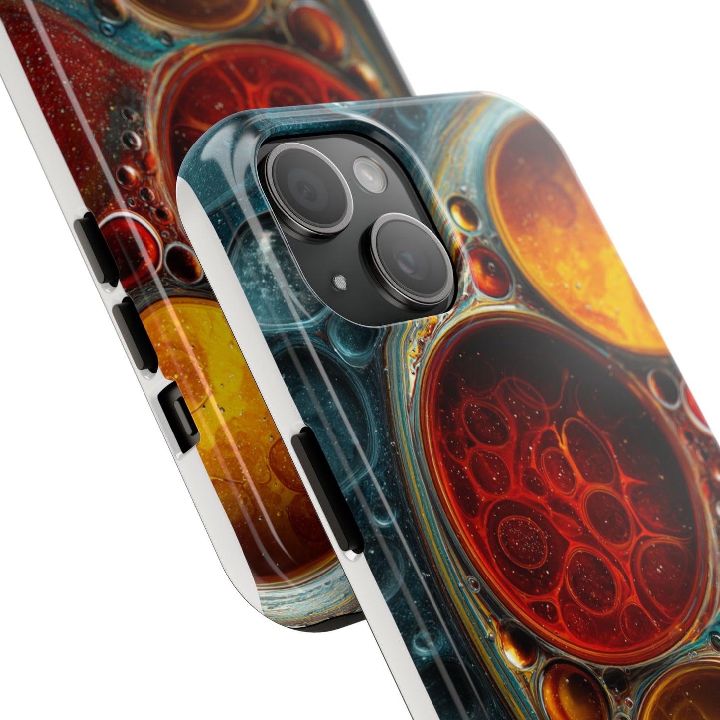 Vibrant Abstract Tough Phone Case - Durable Protection with Artistic Design