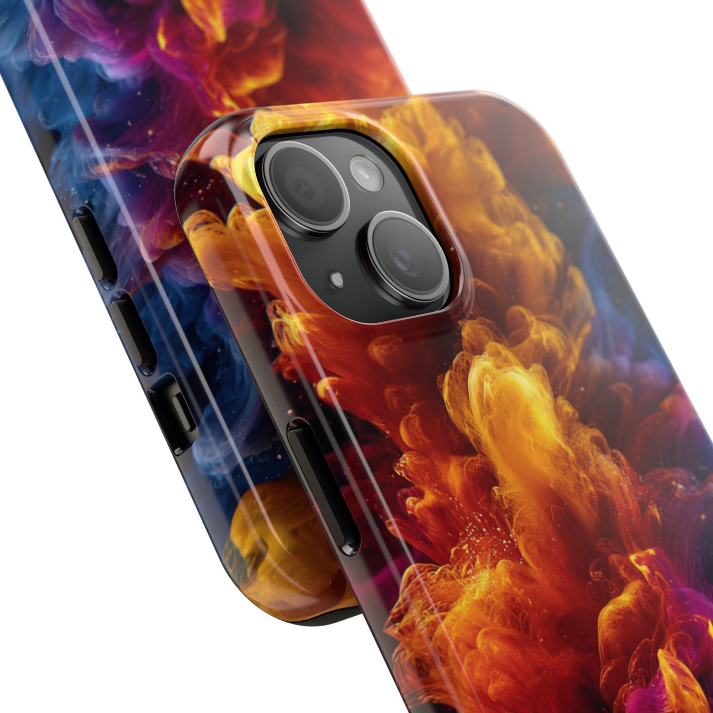 Vibrant Abstract Tough Phone Case | Bold Colorful Art Cover, Custom Stylish Accessory for Tech Lovers by Skipper