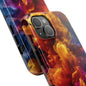 Vibrant Abstract Tough Phone Case | Bold Colorful Art Cover, Custom Stylish Accessory for Tech Lovers by Skipper
