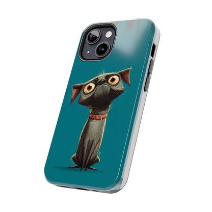 Cute Dog Tough Phone Case - Durable Protection for Pet Lovers