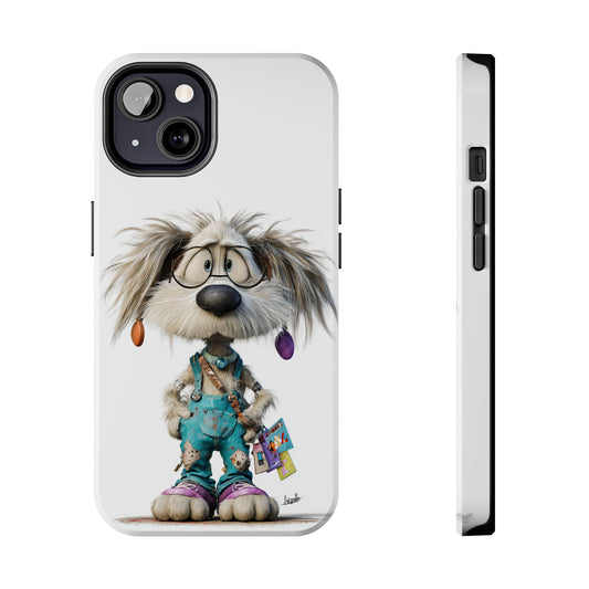 Cute Cartoon Dog Phone Case by Skipper – Premium Art Phone Case for Pet Lovers