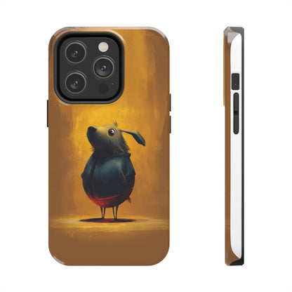 Whimsical Dog Art Tough Phone Case - Durable & Stylish