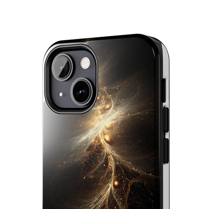 Cosmic Glow Tough Phone Case - Galaxy Design for Sci-Fi Lovers