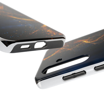 Galaxy Sparkle Tough Phone Case - Durable Protection with Elegant Design