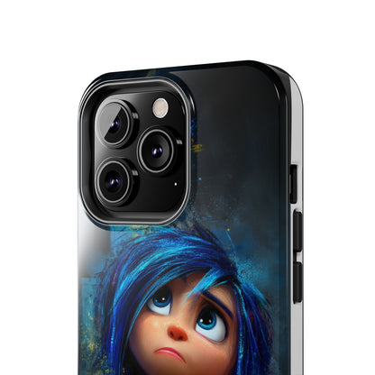 Unique Artsy Tough Phone Case – Emotional Abstract Design for Creative Souls