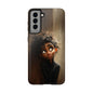 Stylish Tough Phone Case - Artistic Character Design for Teens