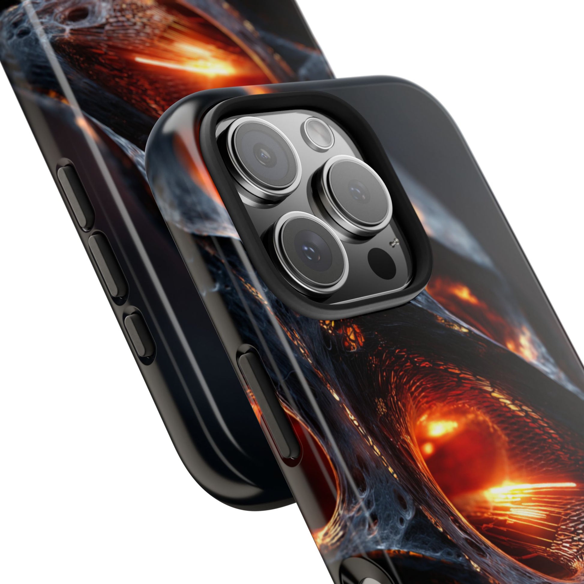 Discover Futuristic Tough Phone Cases offering durable sci-fi protection and unique designs. Great Halloween tech gift for phone accessory lovers.