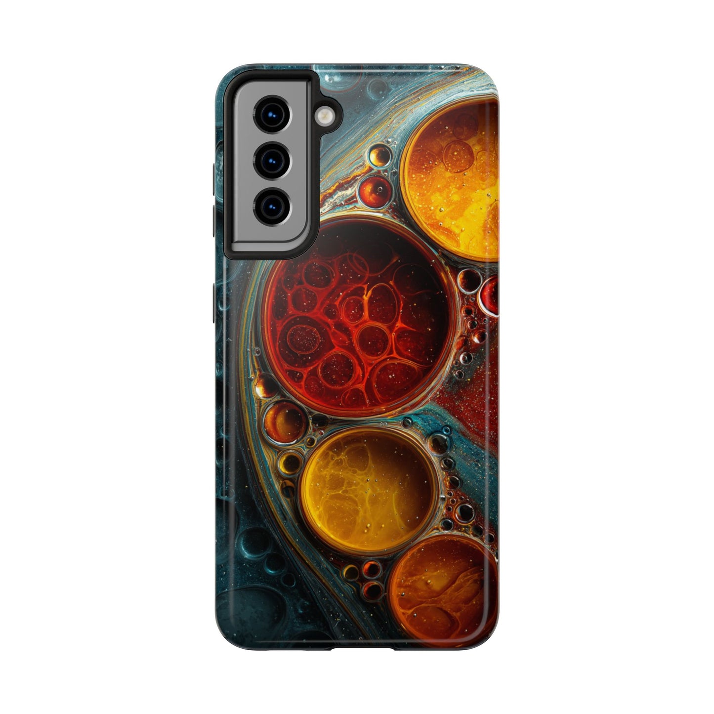 Vibrant Abstract Tough Phone Case - Durable Protection with Artistic Design