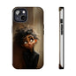Stylish Tough Phone Case - Artistic Character Design for Teens