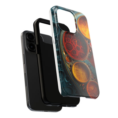 Vibrant Abstract Tough Phone Case - Durable Protection with Artistic Design