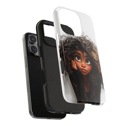 Whimsical Tough Phone Case – Playful Character Design for Teens & Creatives