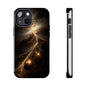 Cosmic Glow Tough Phone Case - Galaxy Design for Sci-Fi Lovers