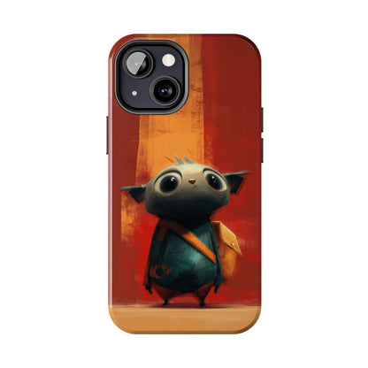 Adventurous Character Tough Phone Case - Durable Protection for Creative Souls