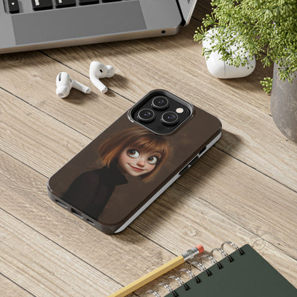 Cute Cartoon Character Tough Phone Case - Durable & Stylish Protection