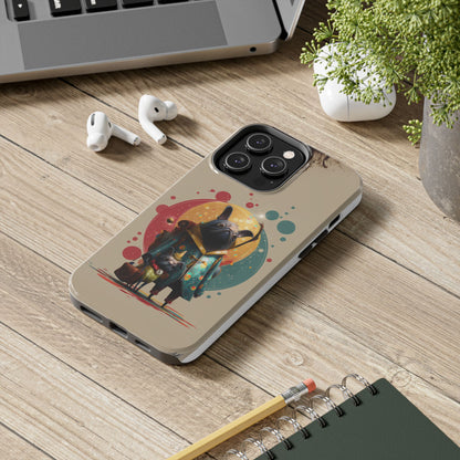 Whimsical Pet-Inspired Tough Phone Case - Perfect for Animal Lovers