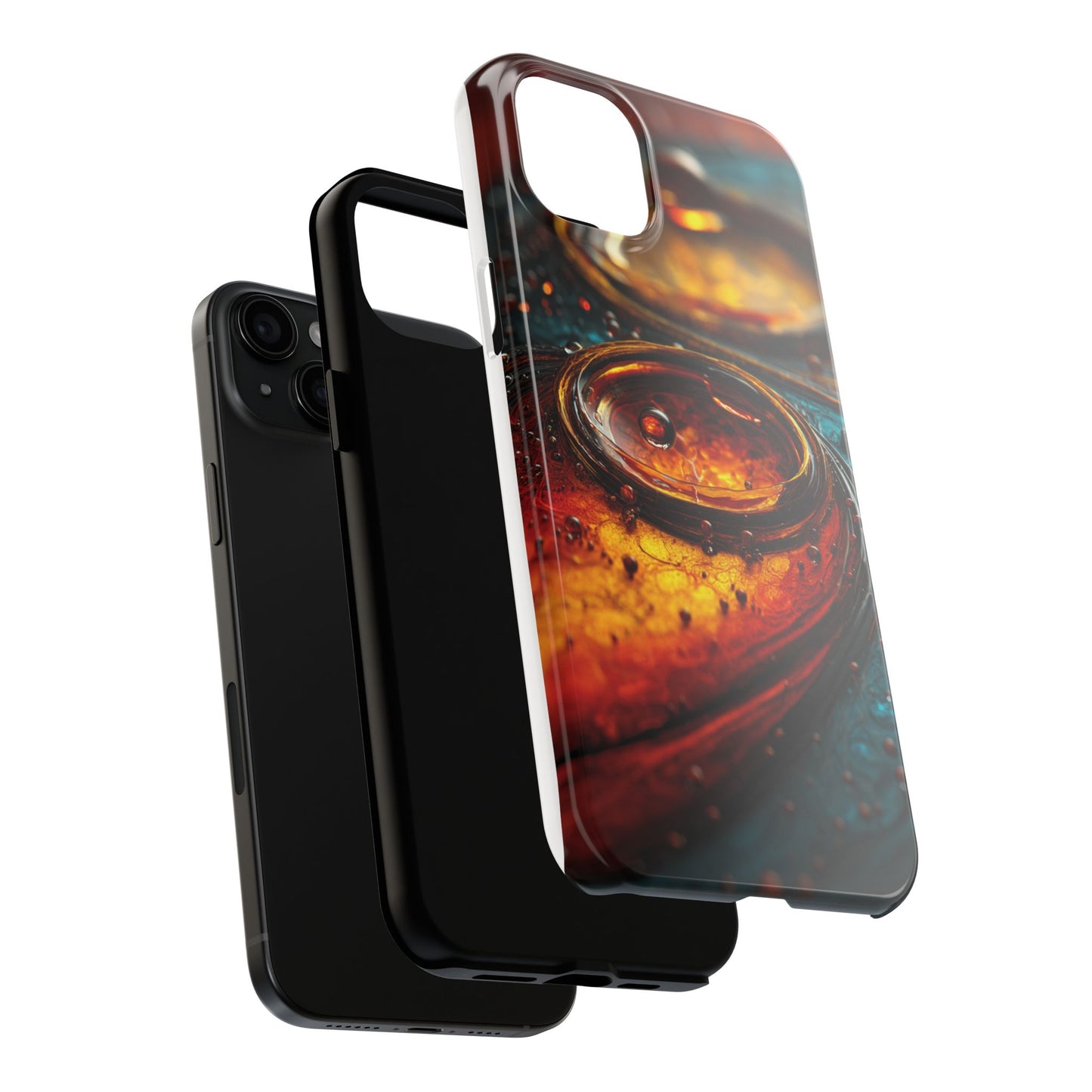 Artistic Tough Phone Case – Abstract Colorful Design for Unique Protection