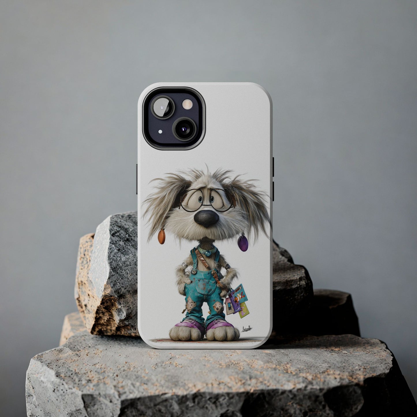 Cute Cartoon Dog Phone Case by Skipper – Premium Art Phone Case for Pet Lovers