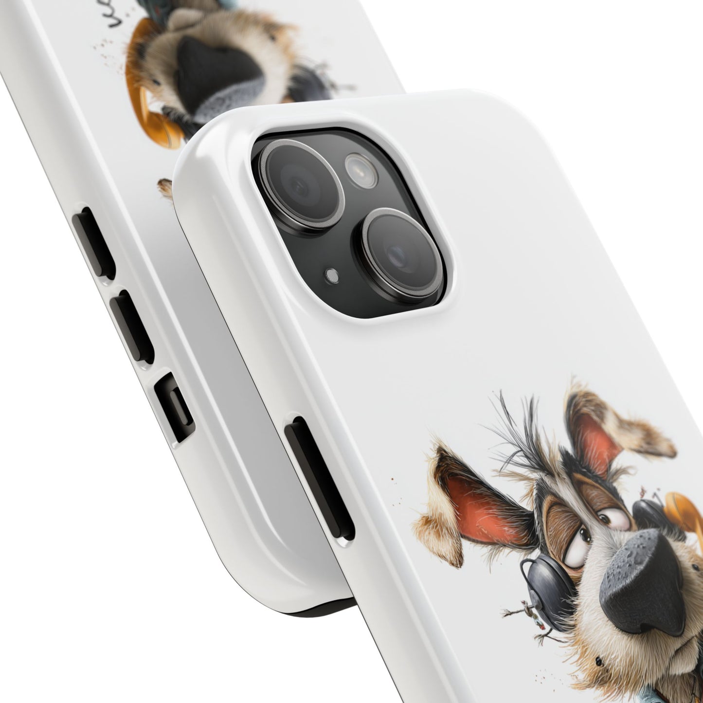Whimsical Dog Phone Case by Skipper – Tough Protection & Cute Art for Pet Lovers