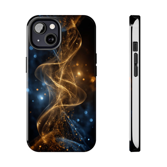 Stylish Tough Phone Cases with Sparkling Swirls Design