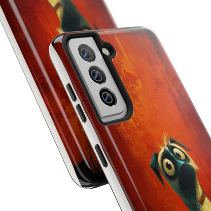 Whimsical Dog Art Tough Phone Case - Durable Protection for Pet Lovers