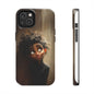 Stylish Tough Phone Case - Artistic Character Design for Teens