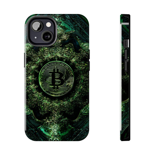 Bitcoin Cryptocurrency Tough Phone Case by Skipper – Durable Premium Tech Accessory