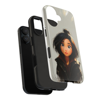 Artistic Tough Phone Case - Unique Design for Creative Souls