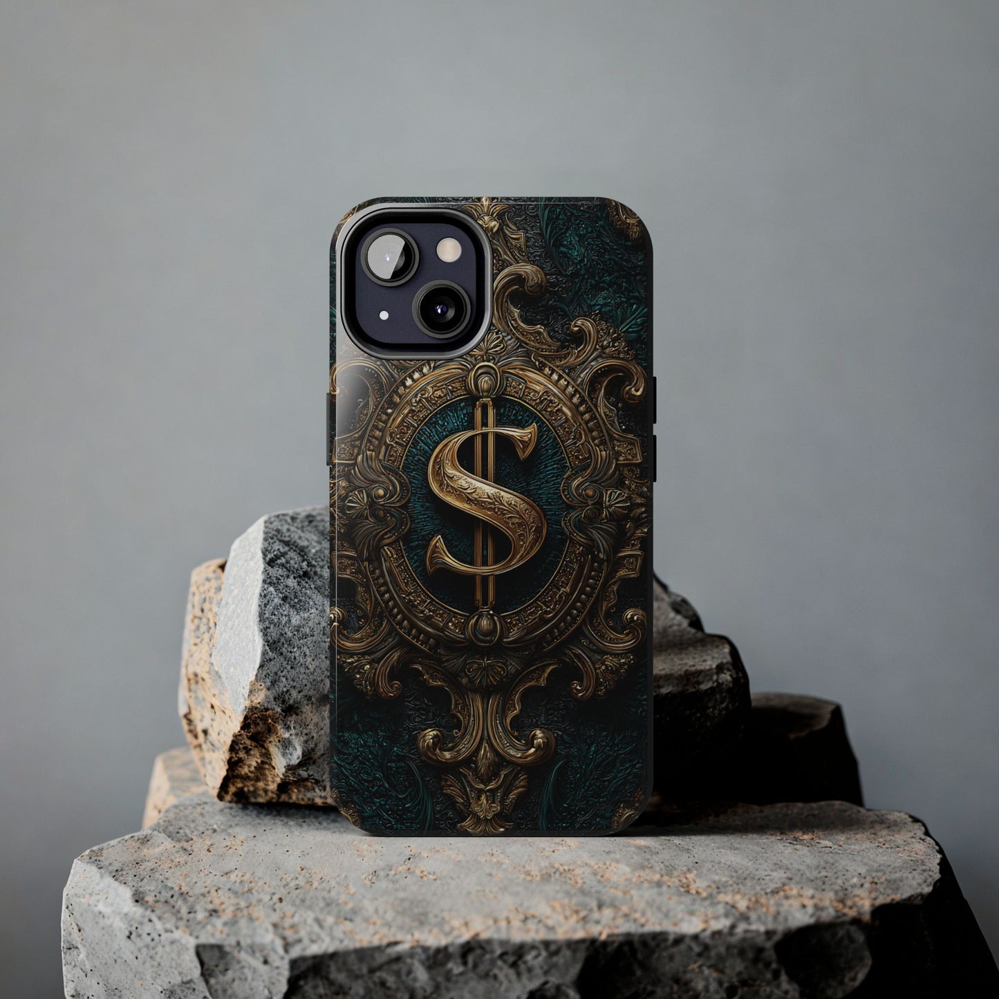 Royal Vintage Art Tough Phone Case by Skipper – Luxury Artistic Protection for Him & Her