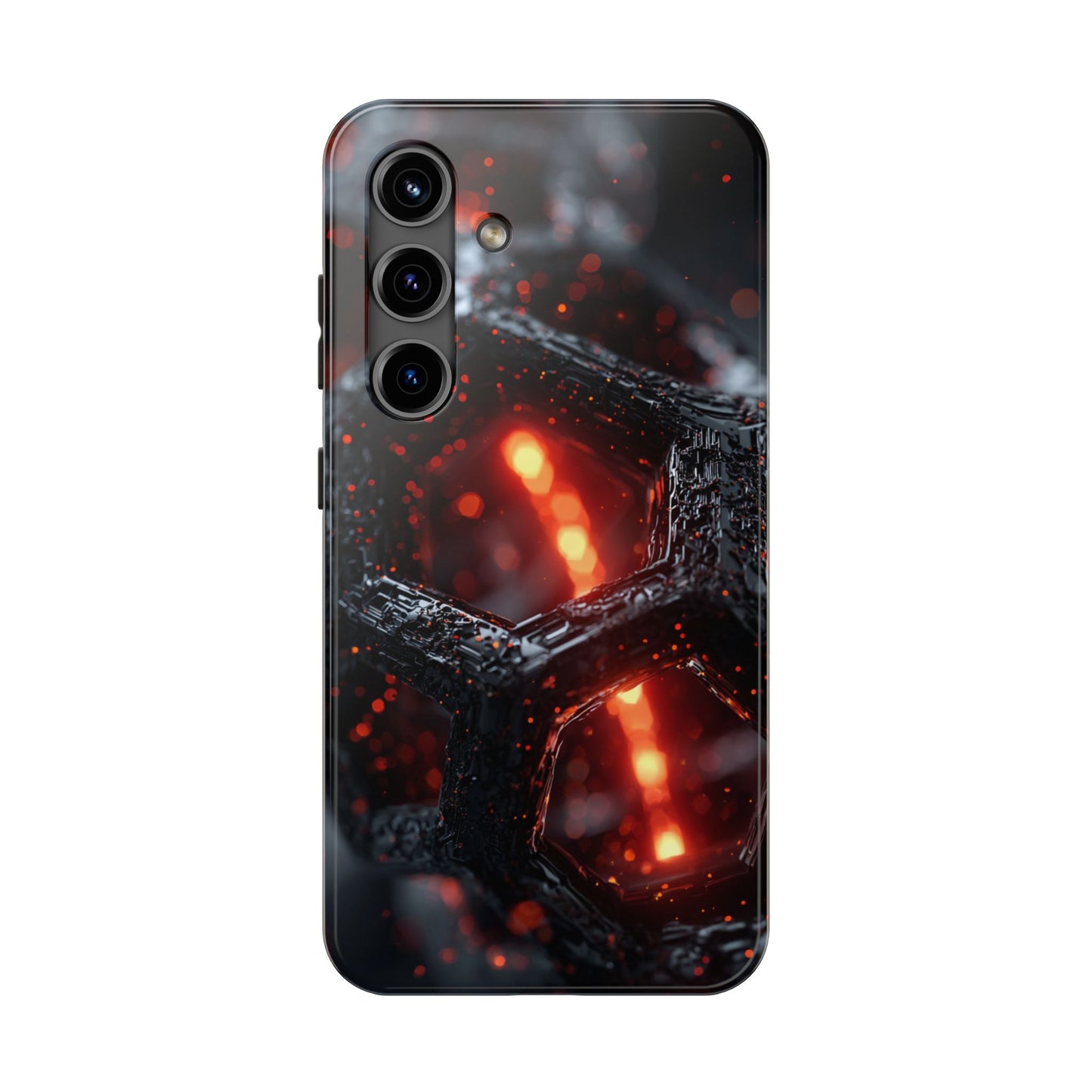 Discover Tough Phone Cases featuring Cyberpunk aesthetics and bold graphic designs. Perfect durable phone accessory and tech gift idea.
