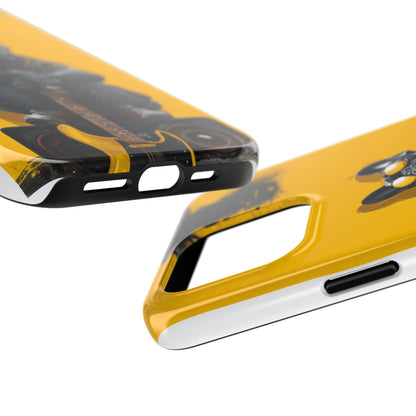 Rebellious Dog with Guitar Tough Phone Case – Wearable Art for Pet & Music Lovers