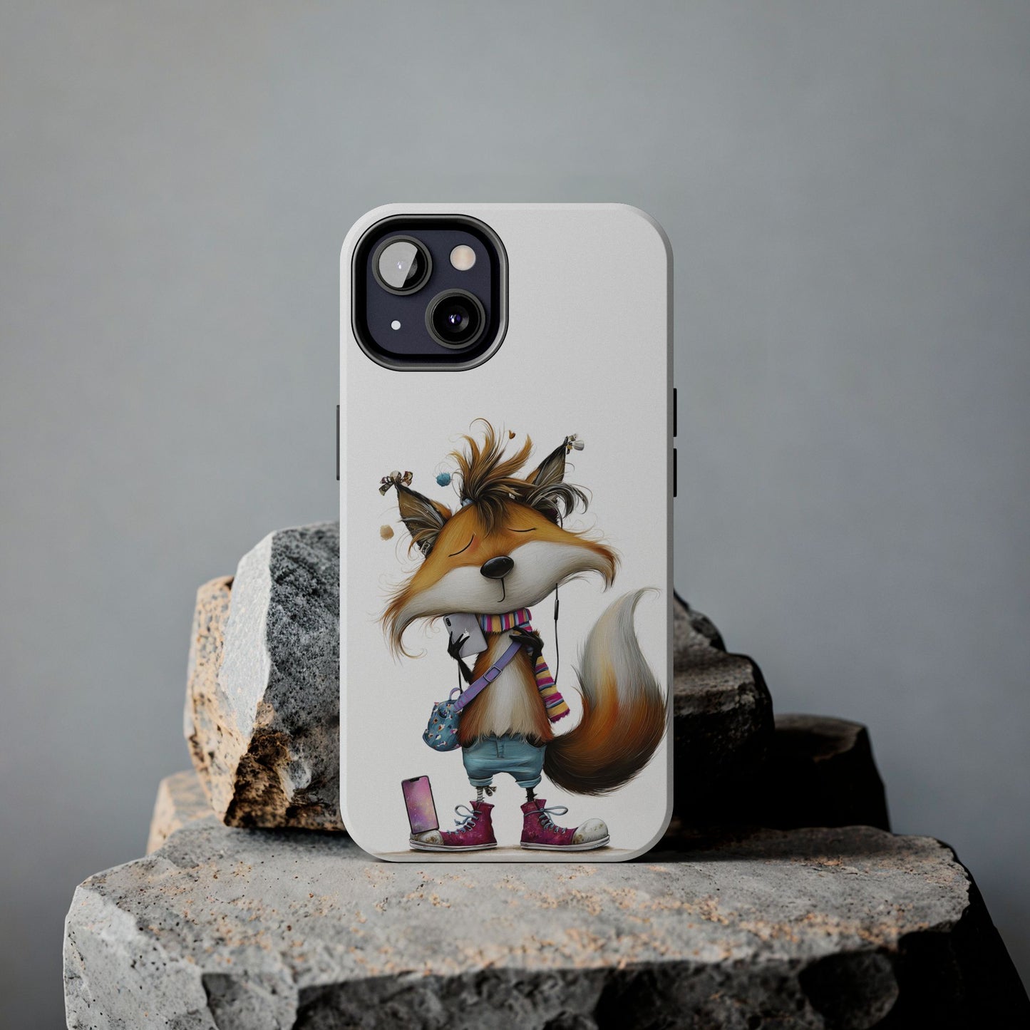 Cute Fox Phone Case – Tough, Cartoon Design for Animal Lovers & Fun Gifts