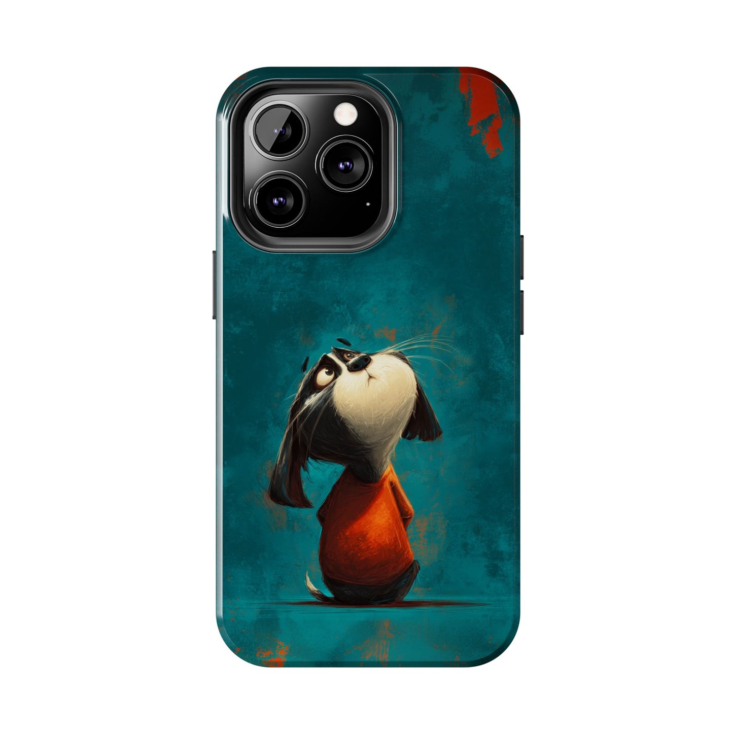 Whimsical Dog Tough Phone Case - Perfect for Pet Lovers!